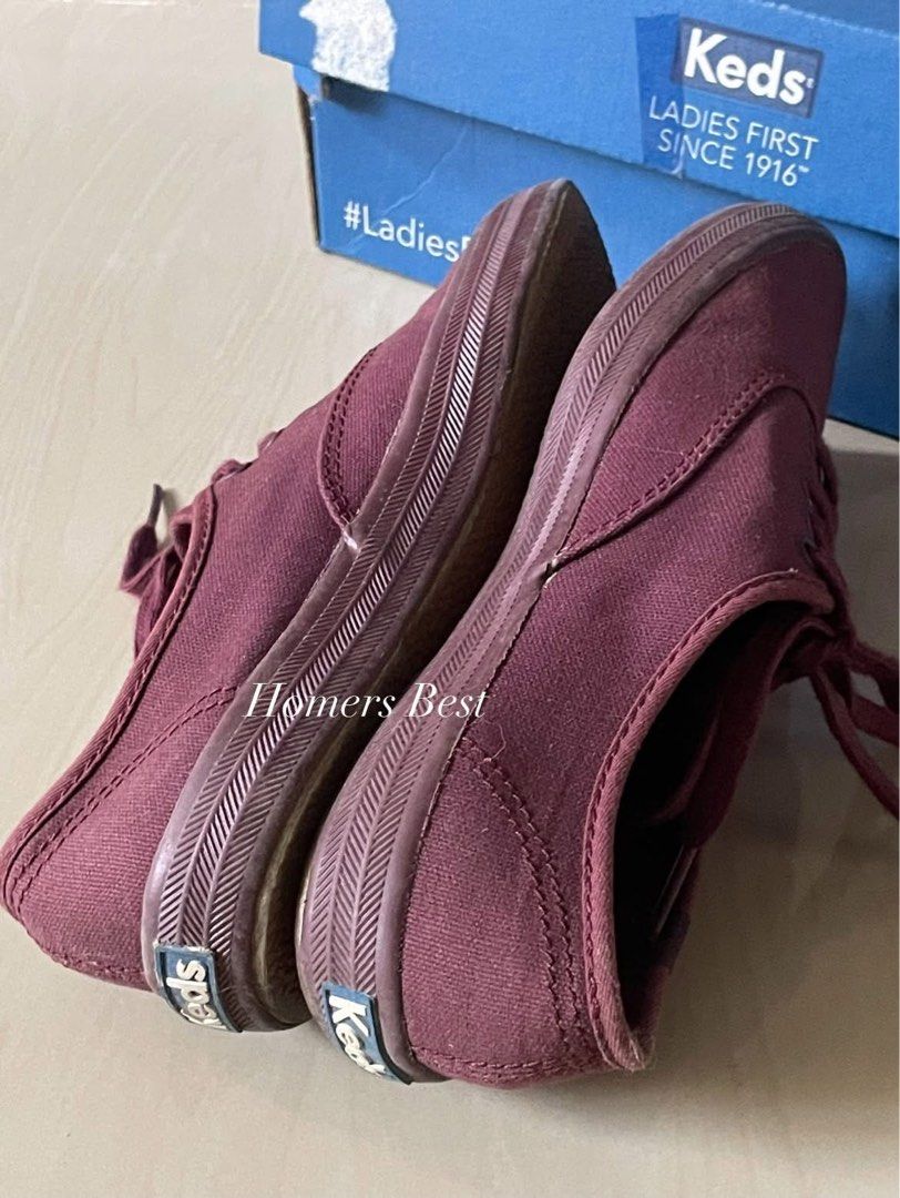 Auth Keds champion shimmer wine Size 5 (Category: Sneakers) located in Pasig City. Submitted by homersbest (Listing ID 1463030186, Image 3). Description: Location: pasig Auth Keds champion shimmer wine Size 5 In very good condition rarely used Comes with box.