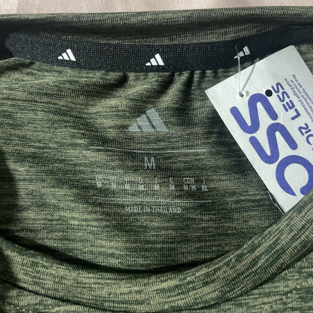 Authentic Adidas Activewear Gym Training Workout Multi Sport Tshirt (Category: Activewear) located in Dasmarinas. Submitted by jugem (Listing ID 1463047170, Image 2). Description: Size M on tag 21 in width 27 in length.