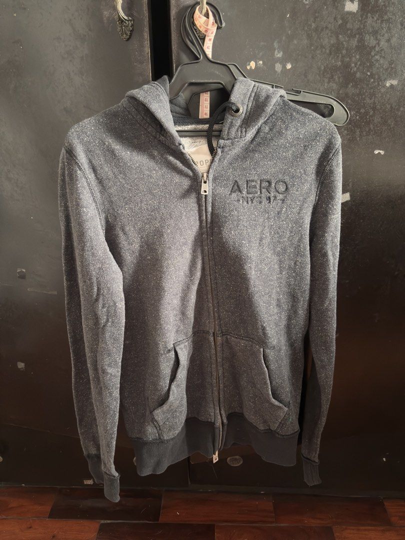 Authentic Aeropostale Grey Gray Jacket (Category: Coats, Jackets and Outerwear) located in Las Pinas. Submitted by kylloren_ (Listing ID 1462949643, Image 2). Description: - still negotiable for sure buyers :-) - size xs but can fit s to semi m frames - 1st pic for inspo only :) helping tags [h&m, mango, zara, uniqlo, brandy melville, princess polly, y2k, coquette, dainty, vintage, early 2000s, grunge, cottagecore, basics, preppy, goth, fairycore