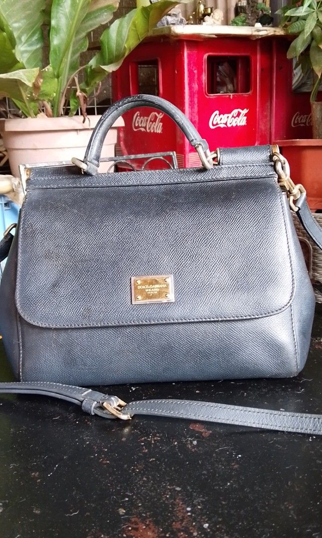 Authentic Dolce & Gabbana Sicily bag (Category: Luxury Bags & Wallets) located in Davao. Submitted by baghunterluxxe (Listing ID 1462957708, Image 1). Description: guaranteed in medium size sign of use.