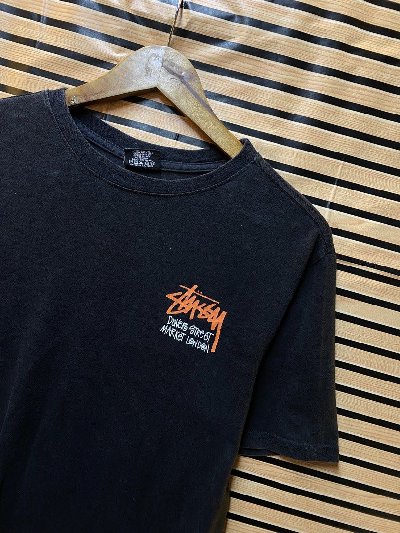 AUTHENTIC STUSSY “Dover Street” (Category: Tshirts & Polo Shirts ) located in Makati City. Submitted by drip.poww (Listing ID 1462960154, Image 3). Description: - Authentic Stussy - Color: Black - Size: Meduim - Dimes: 21x27 - Authentic - Excellent condition - Need wash, fresh from bale - Material: 100% Cotton Please don’t expect too much—these are thrifted (ukay) items. 😊 !!STILL NEGOTIABLE!!.