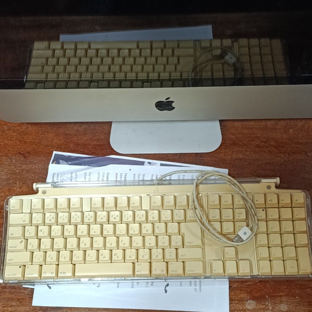 Authentic Vintage Apple Keyboard working (Category: Computer Keyboard) located in Las Pinas. Submitted by 84vintage (Listing ID 1462901828, Image 1). Description: Authentic Apple Keyboard. Tested Working. "ENTER" key on the NUMPAD nakalubog otherwise everything seems to checkout. Priced in na sa issue. Video demo for sure buyer. A great addition for your apple collection if you're looking to complete your display. Sold as is where is only. Para s