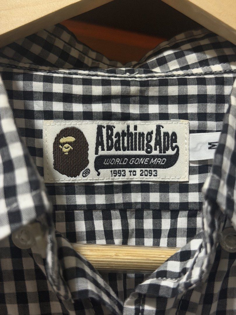 Bape aspack (Category: Tshirts & Polo Shirts ) located in Manila. Submitted by thriftykoldong (Listing ID 1463000992, Image 3). Description: Bape polo size M Bape flaming side size Small No issue both Need wash .