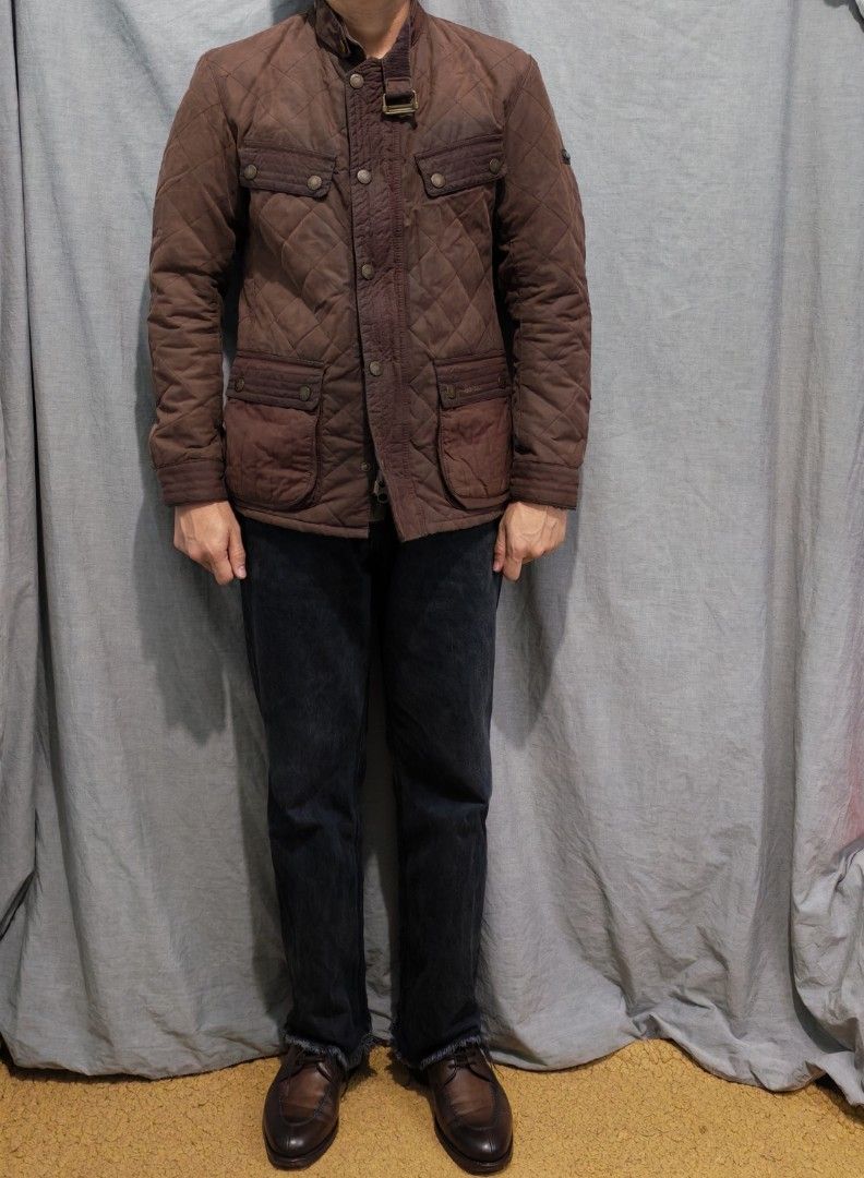 barbour speedometer wax jacket (Category: Coats, Jackets and Outerwear) located in Baguio. Submitted by used_clothing2600 (Listing ID 1463064722, Image 2). Description: barbour speedometer wax jacket size small verygood condition minimal signs of usage pit to pit 19.5 length 28 shoulders 17.5 sleeves 24 P 2,980.