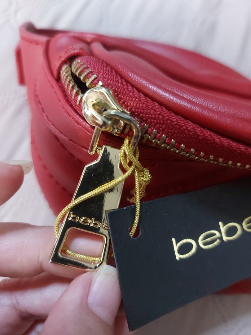 Bebe Belt bag (Category: Purses & Pouches) located in Paranaque City. Submitted by angelistar (Listing ID 1462953681, Image 3). Description: Red wine quilted fanny pack.