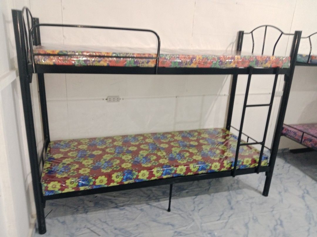 bed double deck tubing type (Category: Bed Frames & Mattresses) located in Caloocan City. Submitted by dandanmhea91492 (Listing ID 1462900477, Image 1). Description: DIRECT MESSAGE ME FOR MORE DETAILS ! STARTTING PRICE 750 ORDINARY FOAM MATTRESSES 💻 ACTIVE ON MESSENGER✔️ 📞(09206602624) 📞(09664191550) LEGIT ONLINE SELLER ORDERS NOW DELIVERY LATER ❤️ 📌URATEX FOAM 📌JOLLY FOAM 📌MEGA FOAM 📌 URATEX TRIFOLD MATTRESS 📌STEEL BED 📌DOUBLE DECK 📌RT