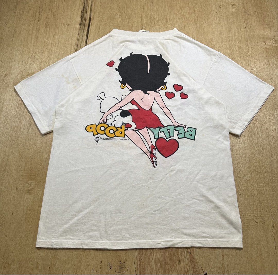 Betty Boop Shirt (Category: Tshirts & Polo Shirts ) located in Bacolod City. Submitted by dannnsoy (Listing ID 1462908129, Image 3). Description: Betty Boop Shirt “Vintage 1994 Shirt” •In good condition •Dimension: 21” x 28” •Issue: Stains and pinhole •Price: 2999 only 📍Note: Color may vary to due lighting and camera resolution. .