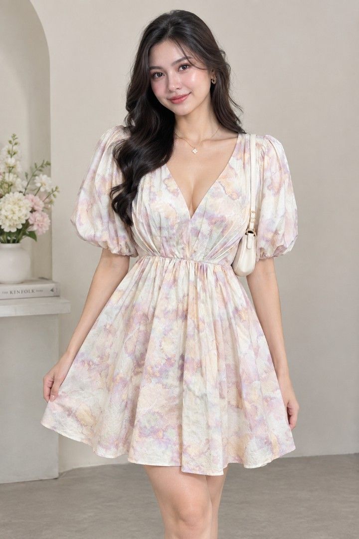 Bianca Pastel Dress (Category: Dresses) located in Pagudpud. Submitted by altheacee063978 (Listing ID 1463096242, Image 1). Description: Bianca Pastel Dress Size: Xs on tag (fits Medium) 🌸Mine: 1280.
