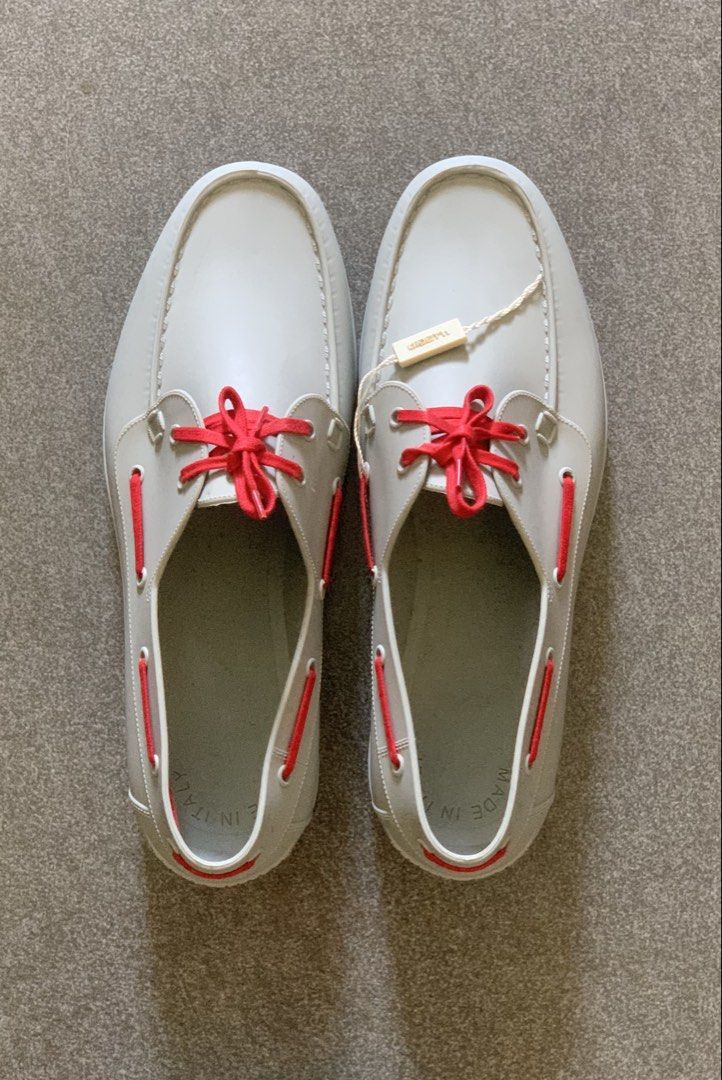 Bigotti rubber deck shoes (Category: Casual Shoes) located in Quezon City. Submitted by curatedtaste (Listing ID 1462885798, Image 1). Description: Bigotti rubber deck shoes Made in Italy Size 45/28.5cm fits US 11-11.5 Deadstock condition .