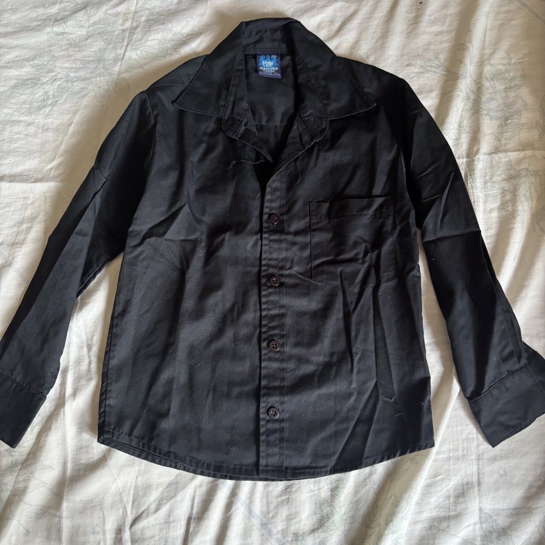 Black Kids Polo Longsleeve (Category: Babies & Kids Fashion) located in Binan City. Submitted by mypreloved_haul (Listing ID 1463098451, Image 1). Description: .