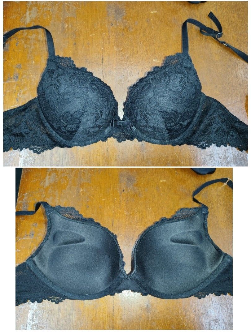 Black Lace Padded Push-Up Bra (Category: Undergarments & Loungewear) located in Paranaque City. Submitted by youngrabbit-c41b (Listing ID 1462984531, Image 1). Description: PUSH-UP BRA SIZE 34B/36A PRICE NEGOTIABLE RFS: DECLUTTERING .