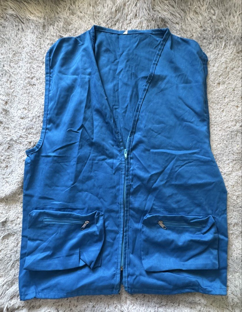 Blue Vest (Category: Coats, Jackets and Outerwear) located in Mandaluyong City. Submitted by 1hapimaki (Listing ID 1463049751, Image 1). Description: Used one for halloween only.