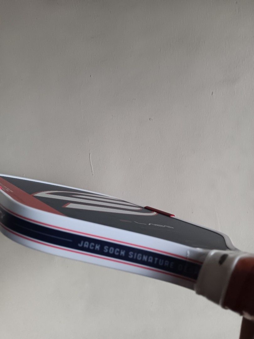 Bnew selkirk boomstik americana (Category: Other Sports Equipment and Supplies) located in Quezon City. Submitted by bong_austria24 (Listing ID 1462954384, Image 3). Description: - Brand new Selkirk Boomstik Americana pickleball paddle 16 mm perfect for beginners to intermediate players rough carbon grit lalamove or pick up is okay.
