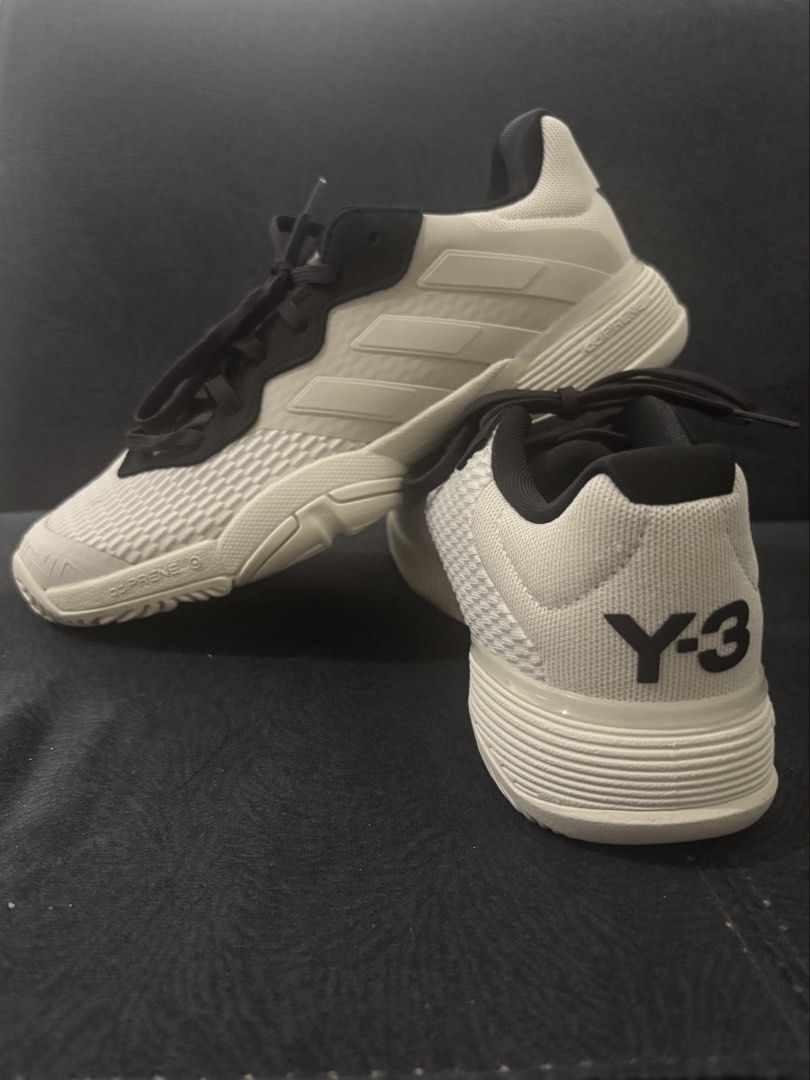BNWT Adidas x Y3 Barricade (4US) (Category: Sneakers) located in Quezon City. Submitted by raket_garage (Listing ID 1462916557, Image 1). Description: - Authentic, store-bought in the US - Junior size 4 US on tag but fits 6 womens - Brand new with tags, no box - Great tennis shoes used by Pros, also best for pickleball - SRP: 300USD *don’t ask me to measure. *buyer pays for shipping fee..
