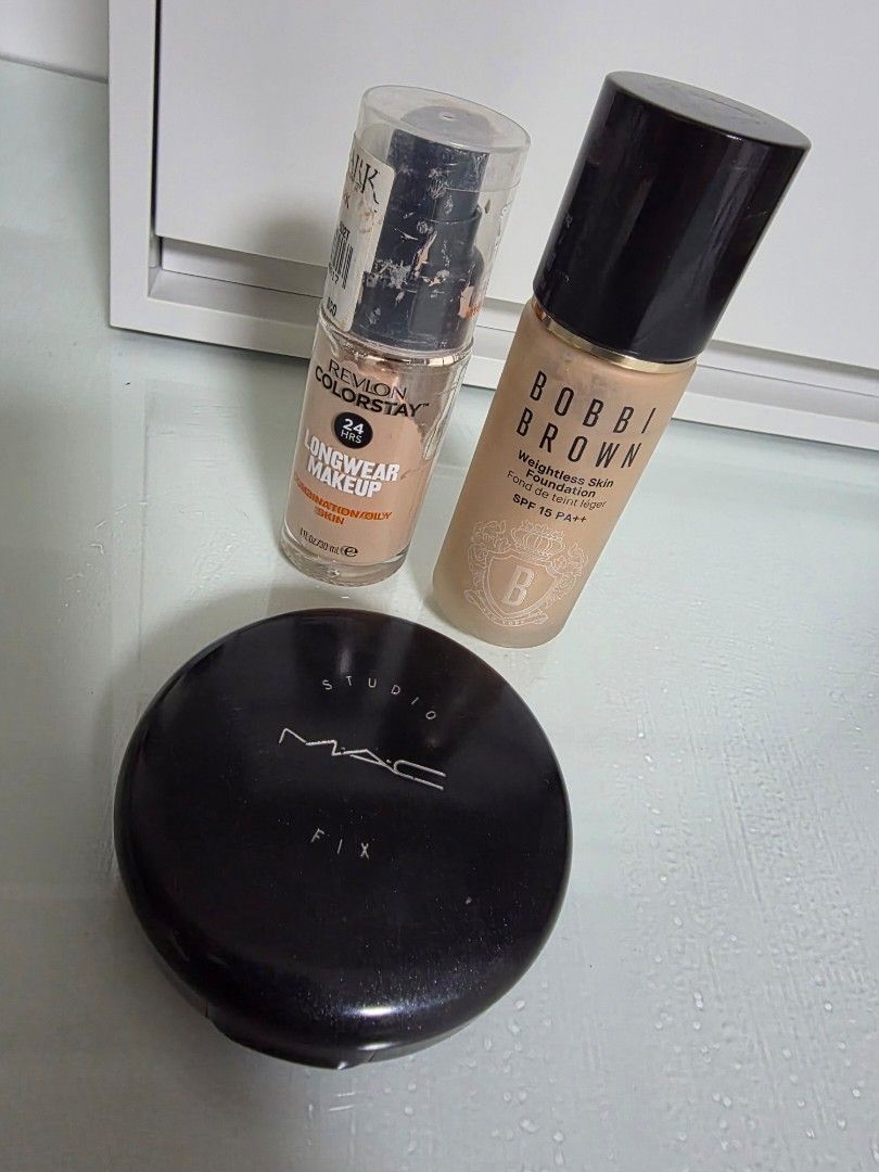 Bobbi Brown, Revlon Colorstay, MAC Studio Fix (Category: Makeup) located in Quezon City. Submitted by catmeow111808 (Listing ID 1463020171, Image 1). Description: Quit putting make up. All original.