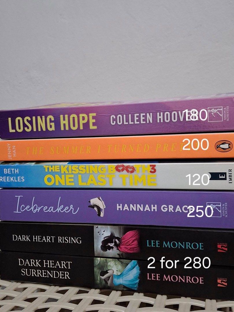 BOOKTOK, COMICS, CLASSIC BOOK (Category: Storybooks) located in Manila. Submitted by booksofdoomsilence (Listing ID 1463045080, Image 3). Description: Rush declutter, need to get these of my shelf asap📚🍀 💌 Note: - Mix of PRELOVED & BRANDNEW - 20₱ for pf - Pay later when rider picks up package will be ignored - All pages are intact! *list of books* White nights by Fyodor Dostoyevsky - 180 Regretting you by Colleen Hoover - 200 SOLD LightLark by