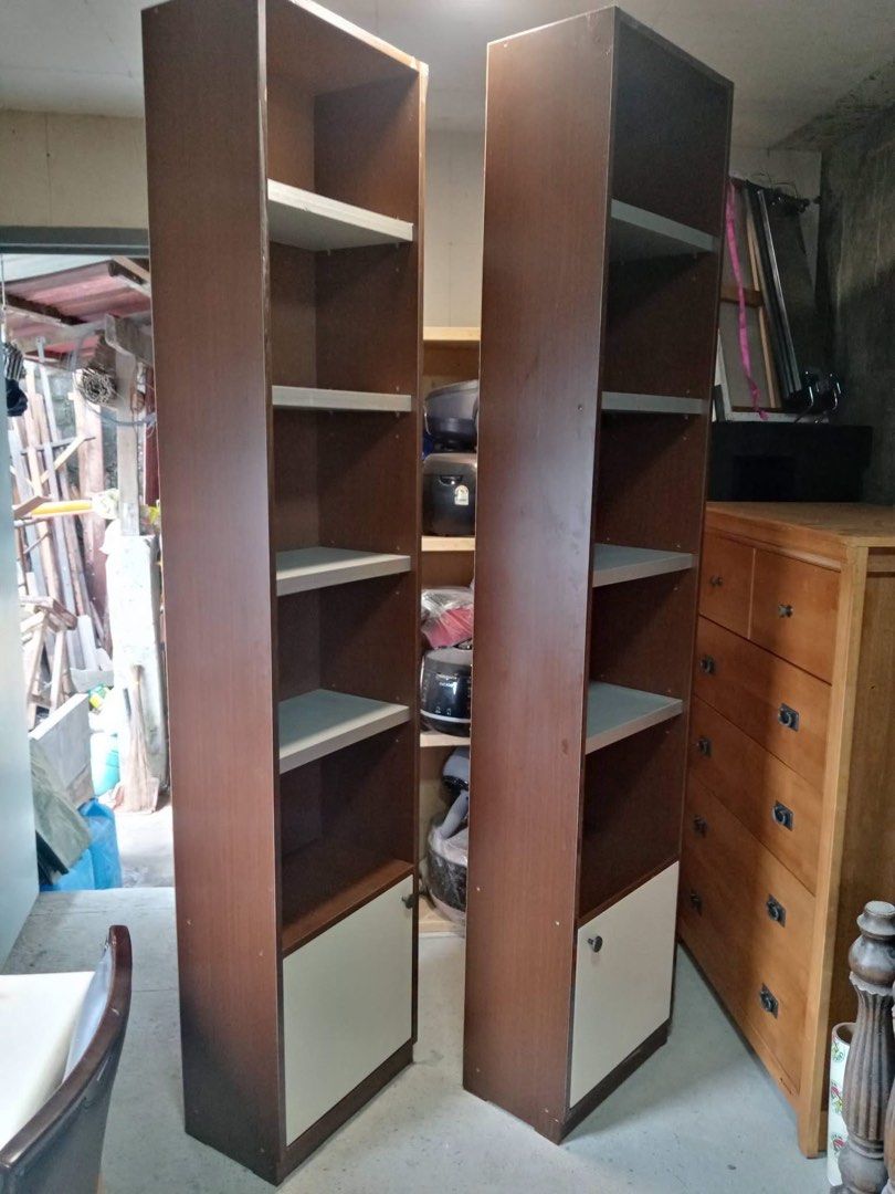 Bookshelf or Display Rack (Category: Shelves, Cabinets & Racks) located in Malabon City. Submitted by aven25 (Listing ID 1462967622, Image 3). Description: Bookshelf or Display Rack Size per pcs: 18.5 x 11 x 87 inches Height Adjustable and Removable Shelvings No issue Good Condition Ready to Use.