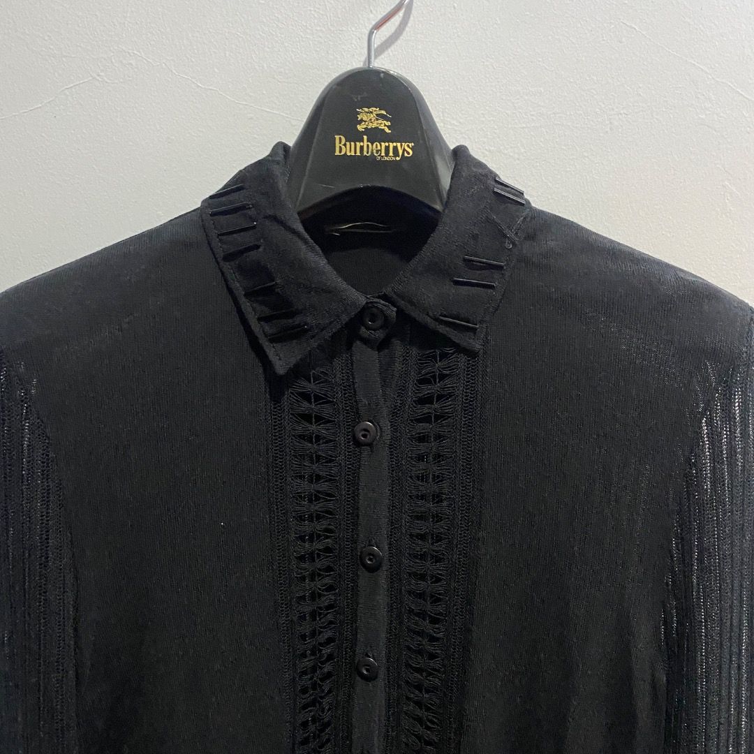 Bottega Veneta Pleat Mesh-Panel Blouse 38 (Category: Blouses) located in Antipolo. Submitted by bentakahitanoano (Listing ID 1463025834, Image 3). Description: Still in good condition Size 38 best fit medium womens Missing some hardware *check photos Pit to pit 17 Length 26.