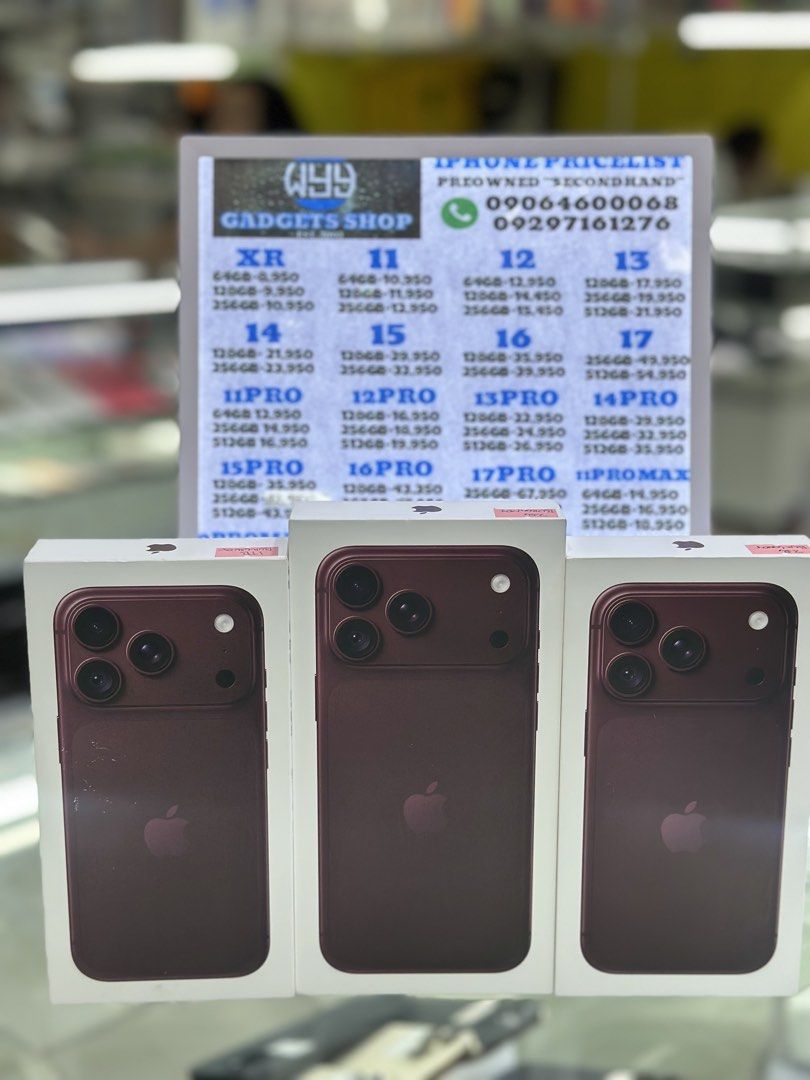 BRANDNEW 18 PROMAX (Category: iPhone 18 Series) located in Manila. Submitted by kulas_shop (Listing ID 1462927423, Image 3). Description: brandnew iphone 18 promax sealed all colors available 256gb 512gb 1TB 2TB.