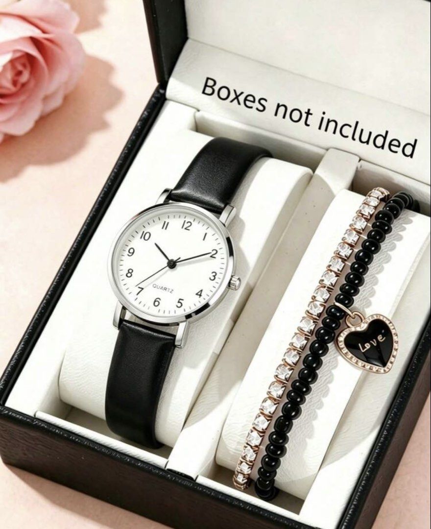 Brandnew watch set (Category: Women's Watches) located in Pasig City. Submitted by kyleannxx (Listing ID 1462946295, Image 1). Description: No box.