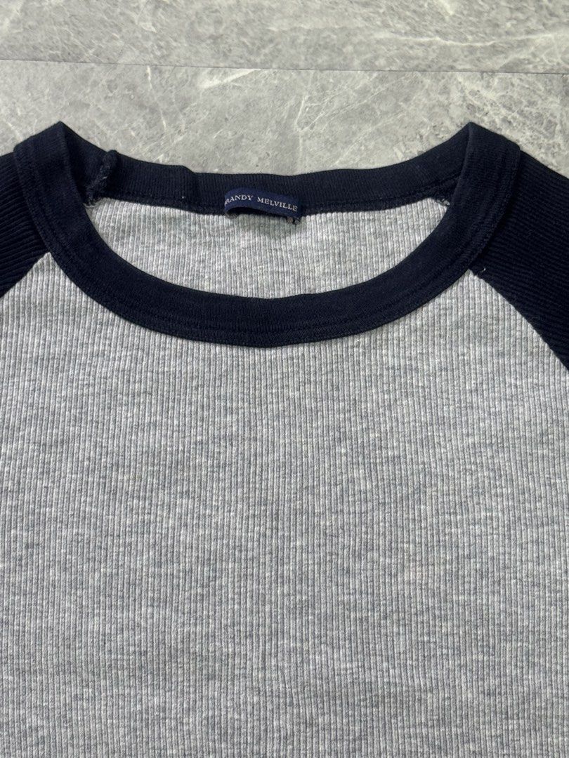 Brandy Melville Bella Ribbed Top (Category: Shirts) located in Trece Martires City. Submitted by pre_lovvved (Listing ID 1463042405, Image 3). Description: length: 37cm bust: 35-36cm.