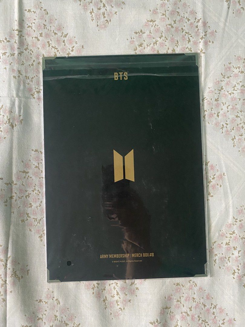 BTS Merch Box 8 Premium Photo (Category: K-Wave Merchandise) located in Muntinlupa City. Submitted by glossrunch (Listing ID 1462892939, Image 3). Description: P500 + lsf *used for display only *sealed never opened *see dent on top left corner at the back, 3rd photo rfs: decluttering GCash /BPI J&T 🏷️ bts rm jin suga jhope jimin v jungkook arirang mb8 prepo .