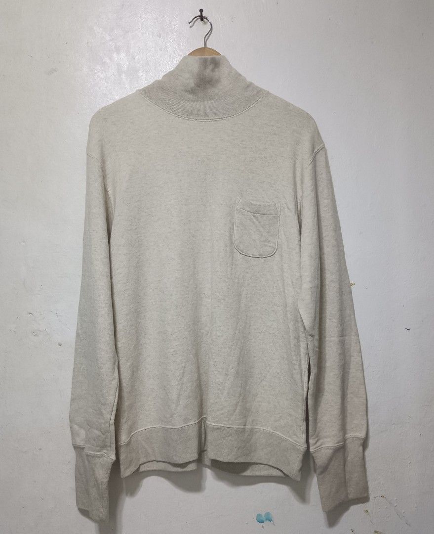 Burgos plus turtle neck sweatshirt (Category: Coats, Jackets and Outerwear) located in Muntinlupa City. Submitted by kamiseta01 (Listing ID 1462910174, Image 2). Description: authentic burgos plus turtle neck sweatshirt made in Japan large tag measurement medium stretch cotton fabric brand new with hang tag.