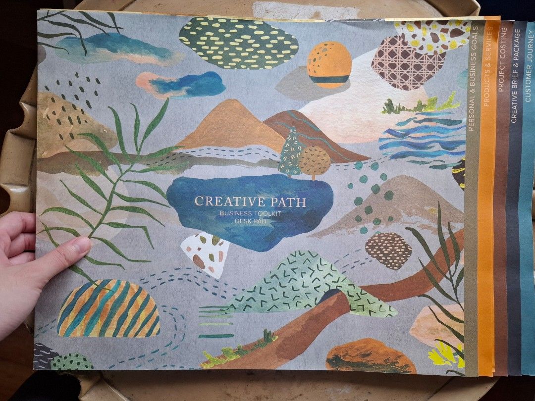 Business Toolkit Desk Pad Stationary (Category: Other Stationery & Craft) located in Quezon City. Submitted by the-find (Listing ID 1463053865, Image 1). Description: Creative business planning desk pad by Alessa Lanot..