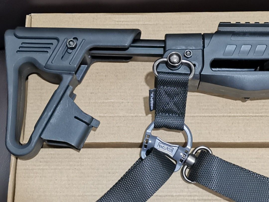CAA RONI Pistol Carbine Conversion Kit with Magpul Sling (Category: Action & Battle Toys) located in Del Monte. Submitted by jabcom_tactical_outfitters (Listing ID 1462931782, Image 3). Description: - CAA RONI pistol carbine conversion kit - Converts your pistol into a compact carbine - Includes Magpul MS3 sling - Ready for range days - Great for tactical applications - Selling as is.