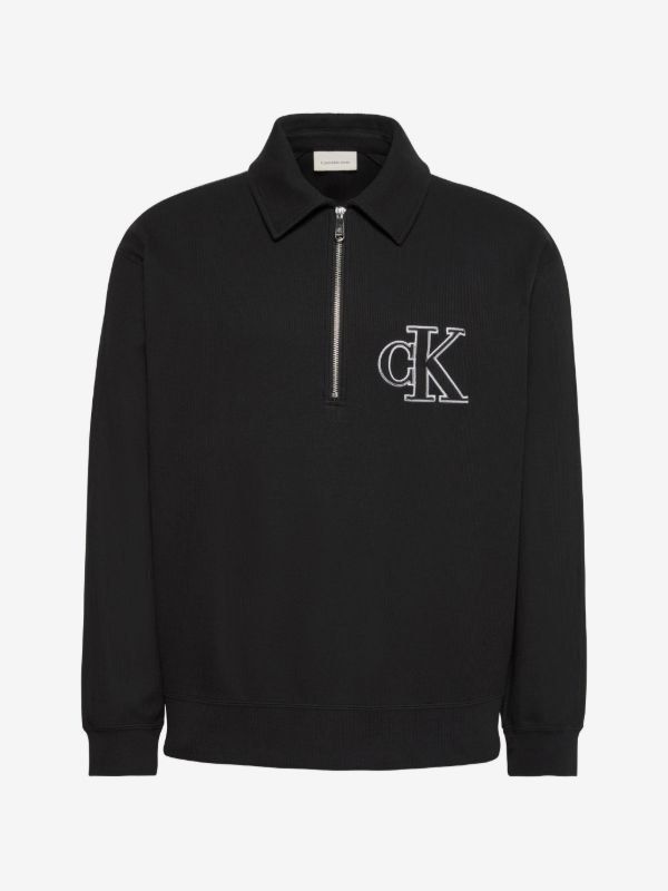 Calvin Klein Half Zip Sweater (Category: Hoodies) located in Matanao. Submitted by eyyymar (Listing ID 1462912610, Image 1). Description: -Excellent Condition -Dimes:23x26 -9.5/10 Color Rate -Issue:None.