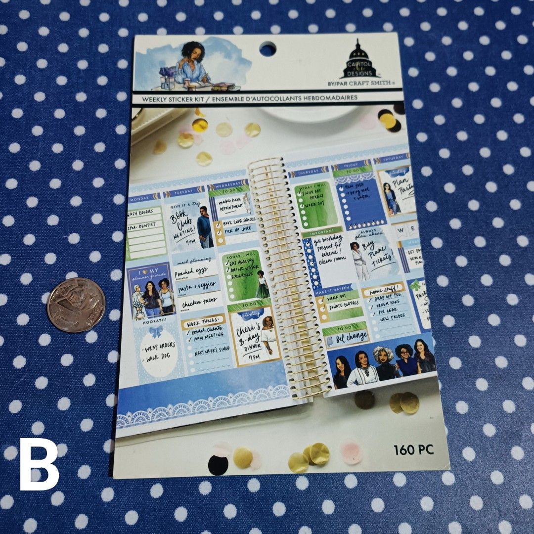 Capitol Chic Designs Weekly Sticker Kit (New) (Category: Other Stationery & Craft) located in Cainta. Submitted by stationerydestash (Listing ID 1463098986, Image 2). Description: .