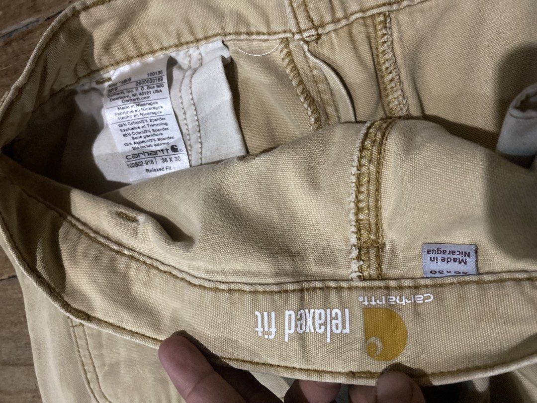 Carhartt double knee work wear pants (Category: Activewear) located in Tagum. Submitted by luckygem1624 (Listing ID 1463031568, Image 3). Description: .