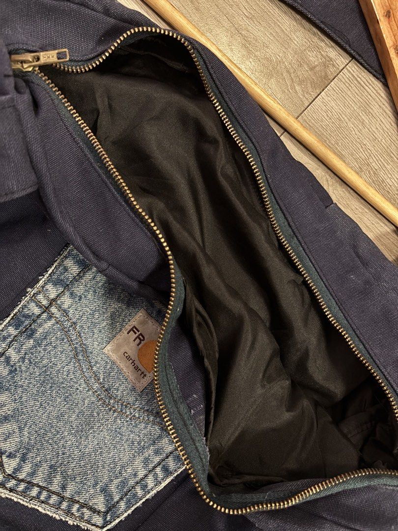 Carhartt reworked duffle bag (Category: Belt bags, Clutches and Pouches) located in Cavite. Submitted by cesxyyylll (Listing ID 1462898721, Image 2). Description: Need wash All material Carhartt 🪡 .
