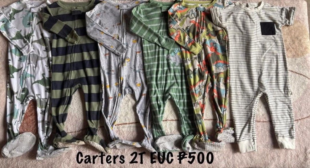 Carters Footed Frogsuit 2T (Category: Babies & Kids Fashion) located in Quezon City. Submitted by theentreprenurse (Listing ID 1463113017, Image 1). Description: 𝘼𝙐𝙏𝙊 𝙋𝘼𝙎𝙎 𝙏𝙊 𝙇𝙊𝙒 𝘽𝘼𝙇𝙇𝙀𝙍𝙎 📣 ʙʀᴀɴᴅ: Carters ꜱɪᴢᴇ: 24 months ᴍᴏᴘ: ɢᴄᴀꜱʜ *non slip ꜱʜɪᴘᴘɪɴɢ 🛒 (NO RUSH. I'm a working momma :) ) ▪︎ꜰʟᴀꜱʜ ᴇxᴘʀᴇꜱꜱ | J&T ▪︎ʟᴀʟᴀᴍᴏᴠᴇ|ɢʀᴀʙ ~ 𝚃𝚑𝚎𝚜𝚎 𝚌𝚕𝚘𝚝𝚑𝚎𝚜 𝚊𝚛𝚎 𝚊𝚕𝚛𝚎𝚊𝚍𝚢 𝚠𝚊𝚜𝚑𝚎𝚍. 𝙺𝚒𝚗𝚍𝚕𝚢 𝚖𝚊𝚗𝚊𝚐𝚎 𝚢𝚘𝚞𝚛 𝚎𝚡
