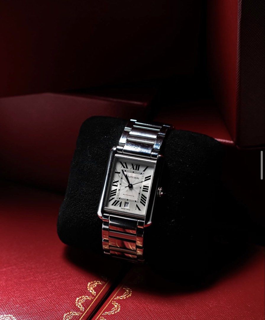 Cartier Tank Must XL (Category: Luxury Watches) located in Quezon City. Submitted by altheafrnchz (Listing ID 1463033642, Image 1). Description: Cartier Tank Must XL - 2024 Model (Steel) • Quick-release bracelet (can easily swap to leather straps) • Box & Watch only, card lost • 100% authentic • Excellent condition • Classy, timeless Cartier piece-perfect for daily or formal wear .