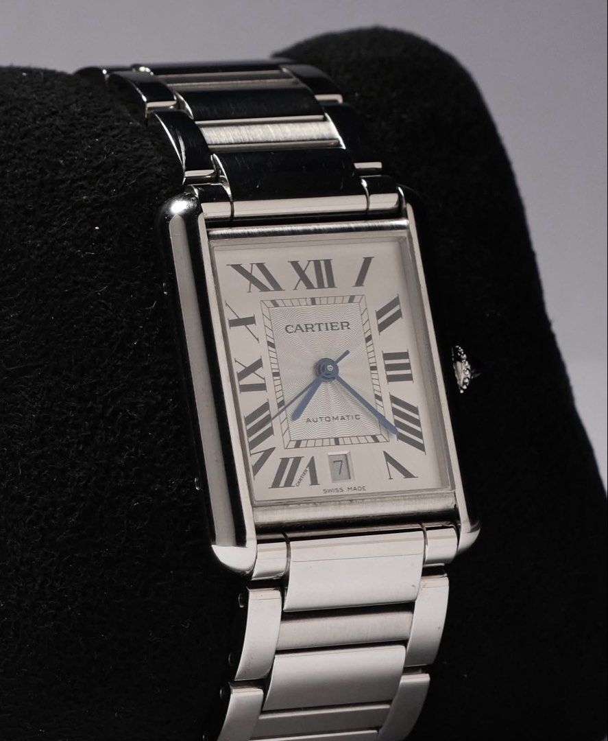 Cartier Tank Must XL (Category: Luxury Watches) located in Quezon City. Submitted by altheafrnchz (Listing ID 1463033642, Image 3). Description: Cartier Tank Must XL - 2024 Model (Steel) • Quick-release bracelet (can easily swap to leather straps) • Box & Watch only, card lost • 100% authentic • Excellent condition • Classy, timeless Cartier piece-perfect for daily or formal wear .