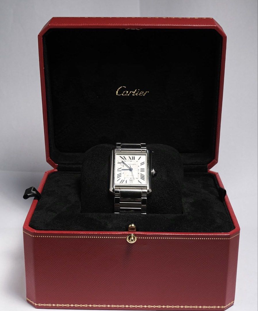 Cartier Tank Must XL (Category: Luxury Watches) located in Quezon City. Submitted by altheafrnchz (Listing ID 1463033642, Image 2). Description: Cartier Tank Must XL - 2024 Model (Steel) • Quick-release bracelet (can easily swap to leather straps) • Box & Watch only, card lost • 100% authentic • Excellent condition • Classy, timeless Cartier piece-perfect for daily or formal wear .