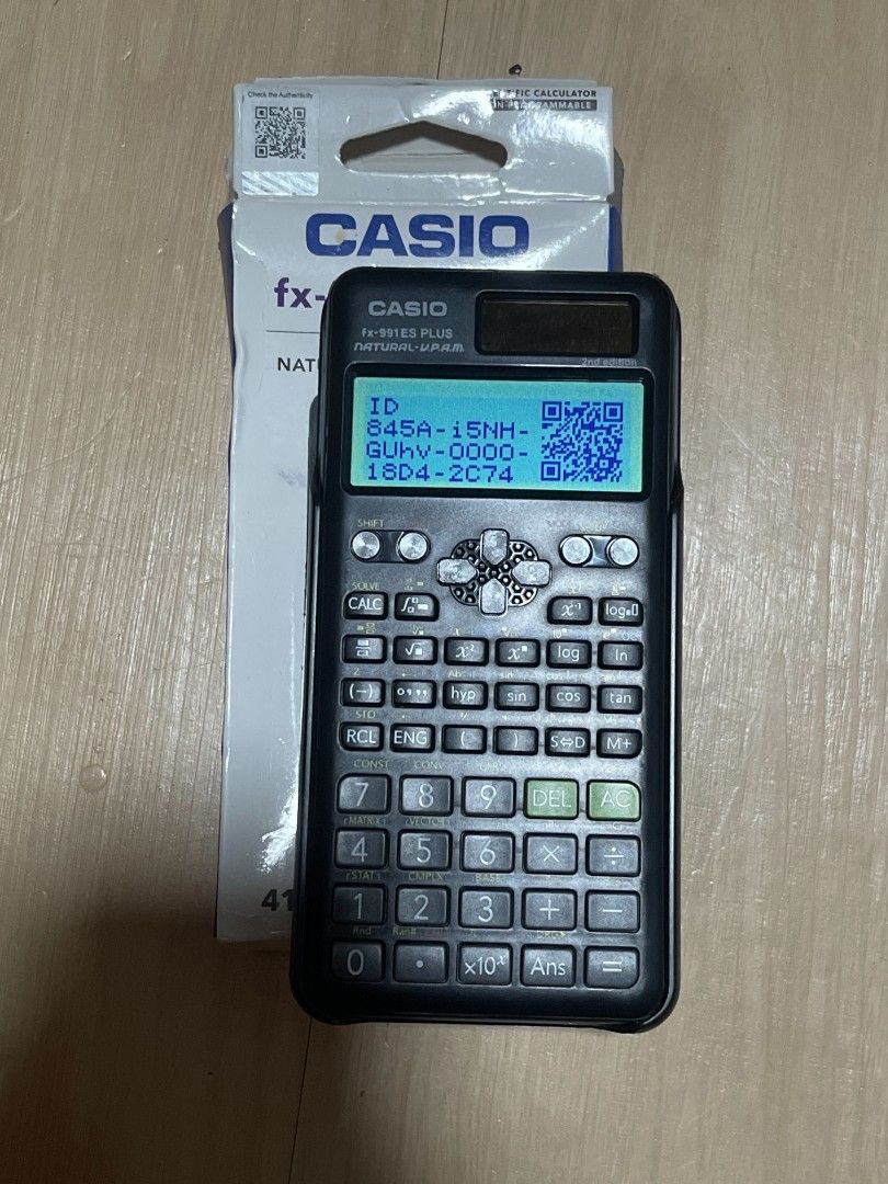 casio Scientific calcator FX991ES Plus,Black (Category: Announcements) located in Bulacan. Submitted by dpaolo471 (Listing ID 1463046405, Image 2). Description: For sale casio Scientific calcator FX991ES Plus,Black 1k .