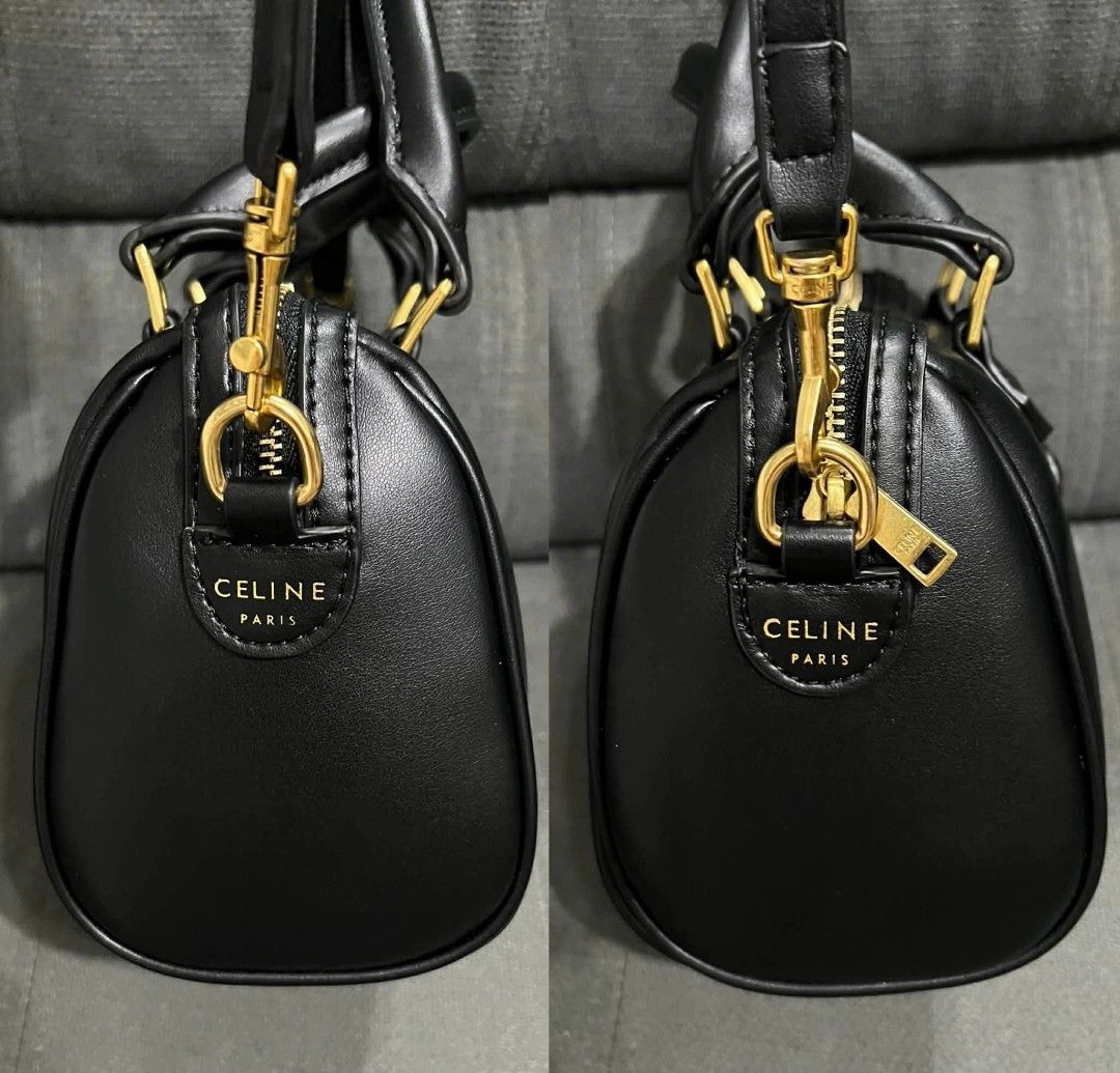 Celine Small Boston (Category: Shoulder Bags) located in Quezon City. Submitted by luxxechic (Listing ID 1462999399, Image 3). Description: coded with sling pure leather with dust bag good as new no issue actual photo posted japan preloved mop: gcash.