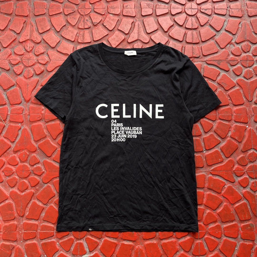 CELINE SS/19 HEDI SLIMANE SHIRT (Category: Luxury Apparel) located in San Jose del Monte. Submitted by qrt_ty (Listing ID 1462926582, Image 1). Description: WTS !!! CELINE SS/19 HEDI SLIMANE SHIRT SIZE LARGE EXCELLENT CONDITION NO ANY FLAWS MADE IN ITALY PRICE - 10K SHIPPED .