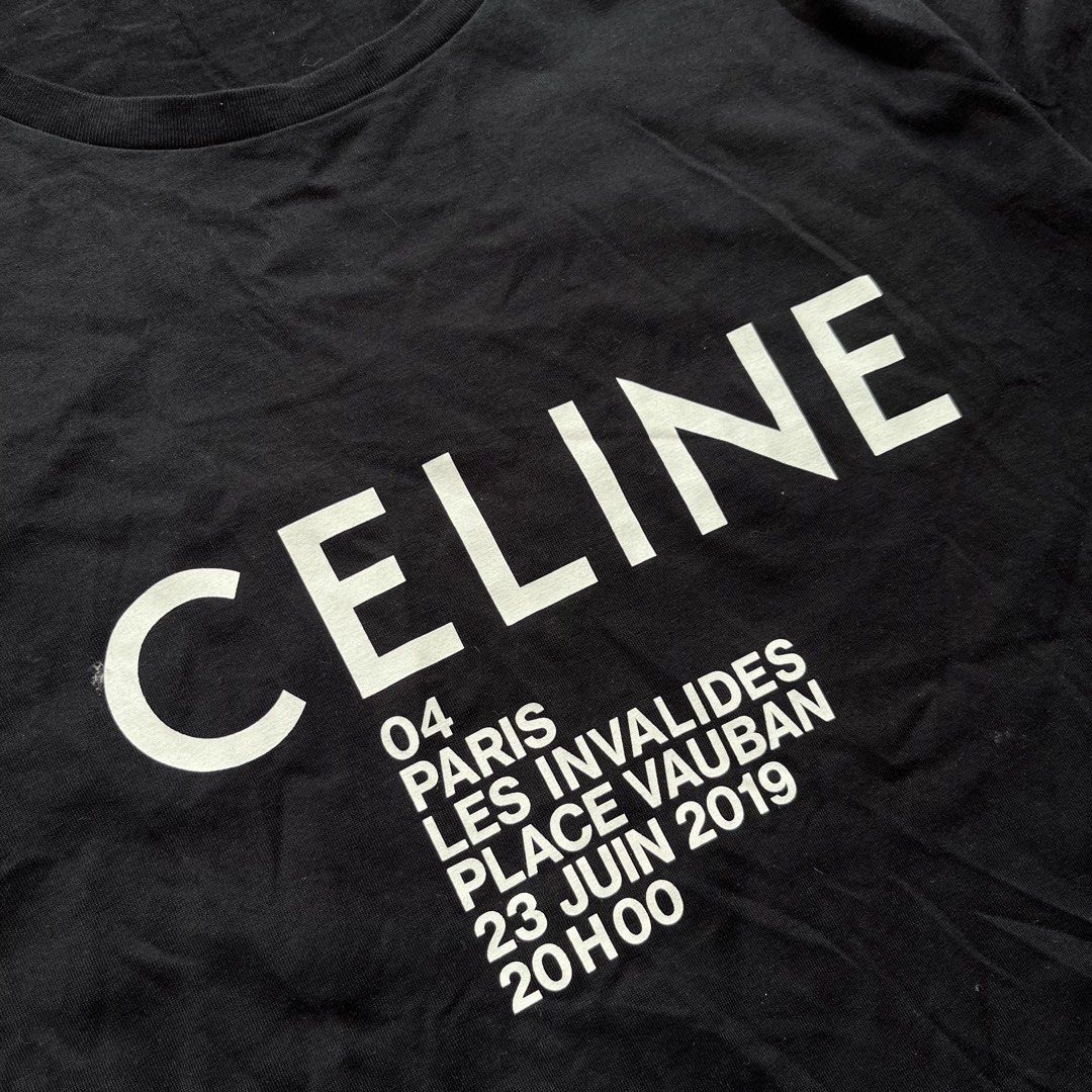 CELINE SS/19 HEDI SLIMANE SHIRT (Category: Luxury Apparel) located in San Jose del Monte. Submitted by qrt_ty (Listing ID 1462926582, Image 3). Description: WTS !!! CELINE SS/19 HEDI SLIMANE SHIRT SIZE LARGE EXCELLENT CONDITION NO ANY FLAWS MADE IN ITALY PRICE - 10K SHIPPED .
