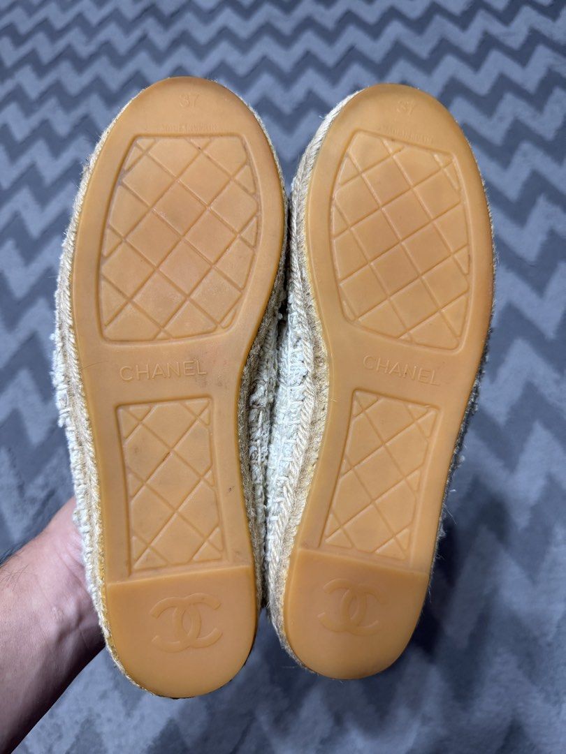 Chanel - Tweed Espadrilles (Category: Flats & Sandals) located in Cavite. Submitted by commoncourtesy (Listing ID 1463100345, Image 2). Description: Size 37.