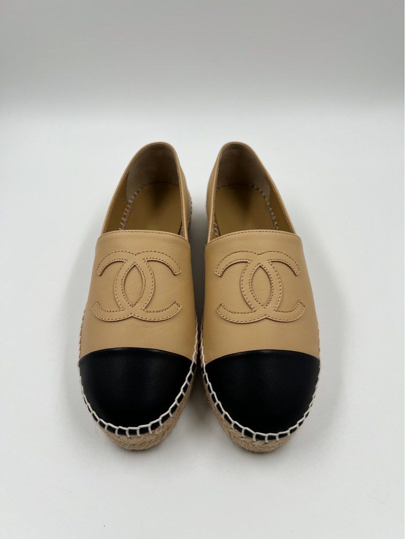 ⚜️Chanel Espadrilles | flats (Category: Sneakers & Footwear) located in Makati City. Submitted by 90sangel (Listing ID 1463067906, Image 2). Description: Chanel Espadrilles — Comfy Never Looked This Chic ✨ •Size: 37 we source other size •Condition: New! Includes the original Chanel store dustbag, cards, and box. ✨ Price is negotiable if you prefer it with the crochet dustbag, cards, and box. :)🖤🤎.