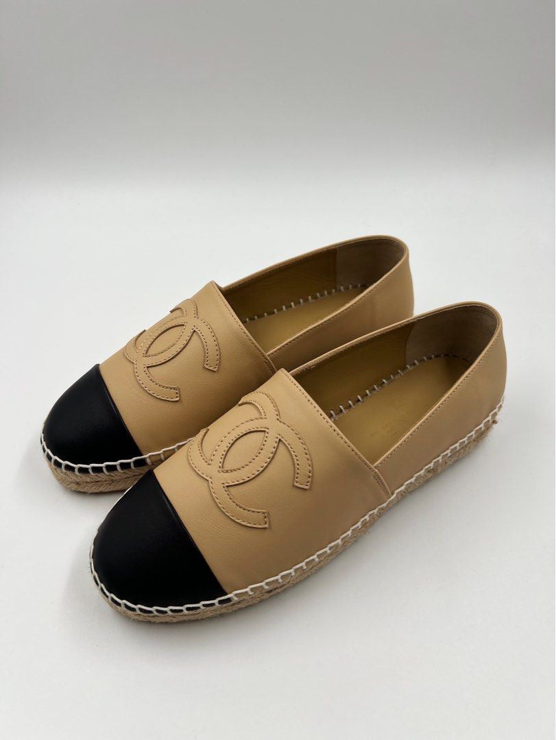 ⚜️Chanel Espadrilles | flats (Category: Sneakers & Footwear) located in Makati City. Submitted by 90sangel (Listing ID 1463067906, Image 3). Description: Chanel Espadrilles — Comfy Never Looked This Chic ✨ •Size: 37 we source other size •Condition: New! Includes the original Chanel store dustbag, cards, and box. ✨ Price is negotiable if you prefer it with the crochet dustbag, cards, and box. :)🖤🤎.