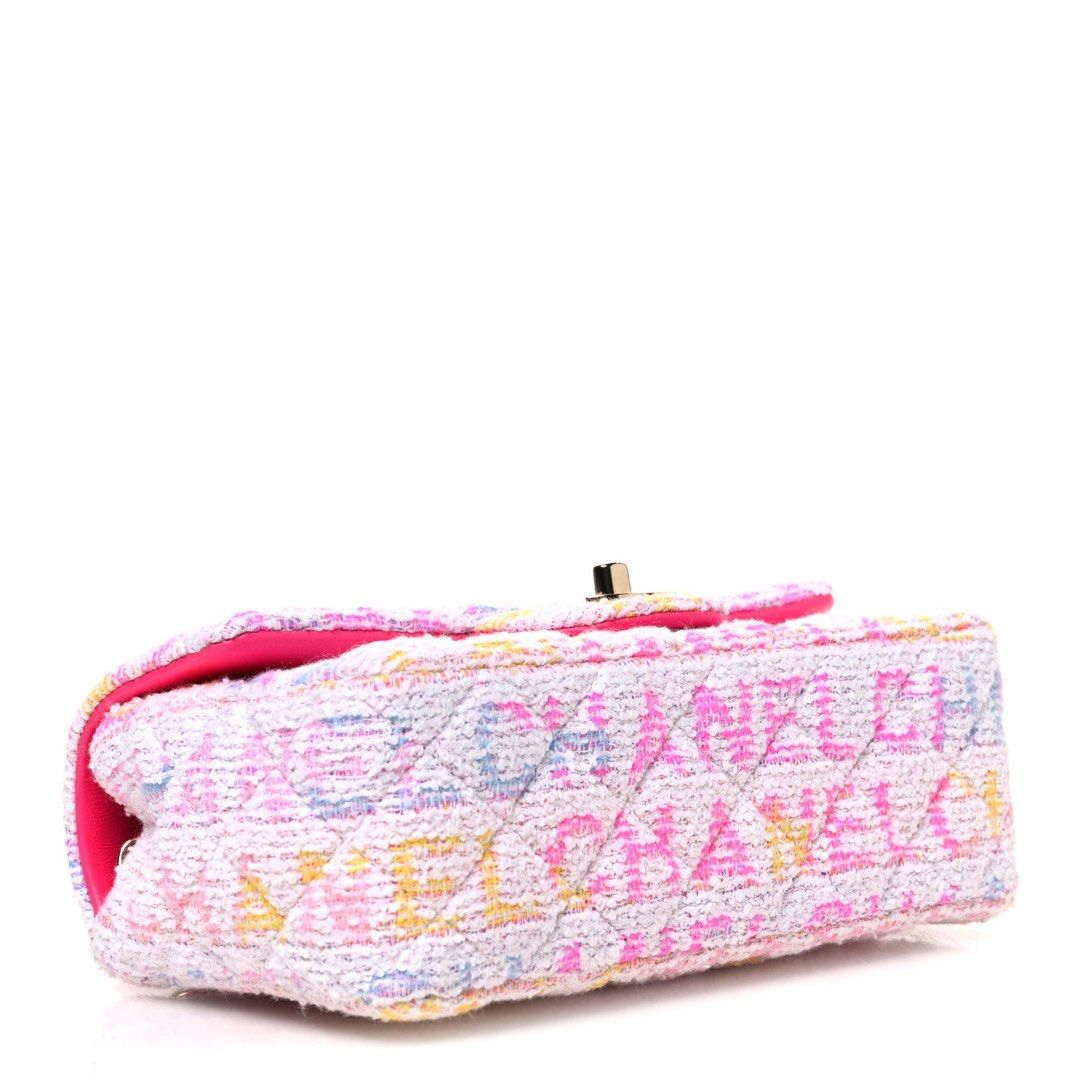 Chanel Tweed Flap Rare (Category: Luxury Bags & Wallets) located in Silang. Submitted by girlyouneedthis (Listing ID 1463009833, Image 3). Description: Chanel flap in this beautiful multicolor tweed with a pink hardware and silver on the chain. Microchipped, comes with dustbag only. Super rare! No returns, No exchange, No refunds..
