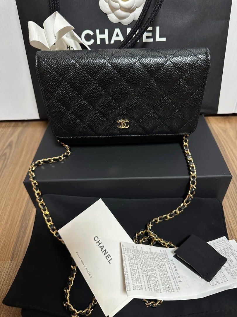 Chanel wallet on chain microchip (Category: Luxury Bags & Wallets) located in Quezon City. Submitted by slluxury_ph (Listing ID 1463033846, Image 1). Description: Like new still with film wallet on chain Complete inclusion.