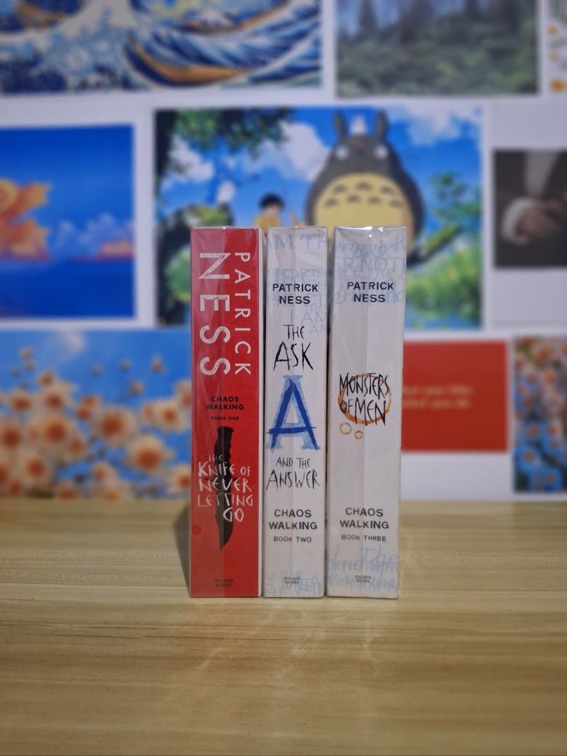 CHAOS WALKING TRILOGY [PB] - PATRICK NESS (Category: Storybooks) located in Calapan. Submitted by librosniotep (Listing ID 1463061663, Image 2). Description: Genres: Dystopia, Young Adult, Adventure Seller's Location: Calapan, Oriental Mindoro MOD: JNT Direct MOP: GCash, GoTyme or BPI.