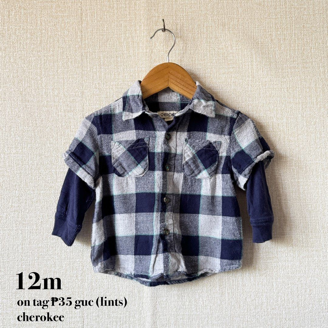cherokee baby plaid polo (Category: Babies & Kids Fashion) located in Baguio. Submitted by mapa_laku (Listing ID 1462902409, Image 1). Description: .