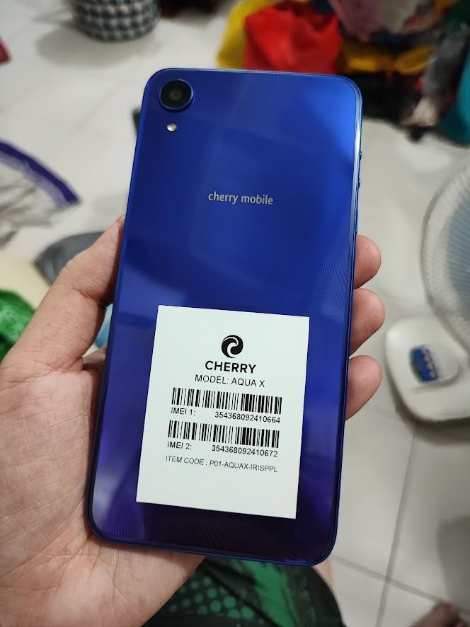 Cherry Mobile Aqua X 32GB 3GB Ram Android 9 (Category: Other Mobile & Gadget Accessories) located in Quezon City. Submitted by cosmic_xhenon (Listing ID 1462900075, Image 2). Description: FOR ONLY 1.8K PRICE CLEARANCE SALE SELLING Cherry Mobile Aqua X 32GB 3GB Ram Android 9 BRAND NEW COMPLETE PACKAGE BOX MANUALS PLASTICS CABLE CHARGER.