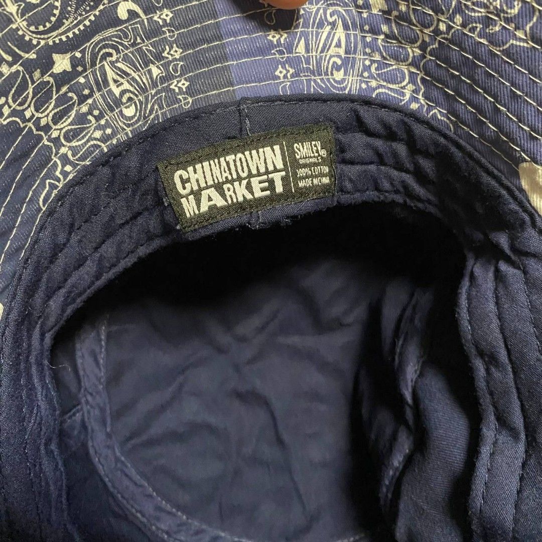 Chinatown market x smiley hat (Category: Caps & Hats) located in Cavite. Submitted by safehawk-c9a684 (Listing ID 1463076911, Image 3). Description: for sale Chinatown market x smiley bandana hat fits all unisex.